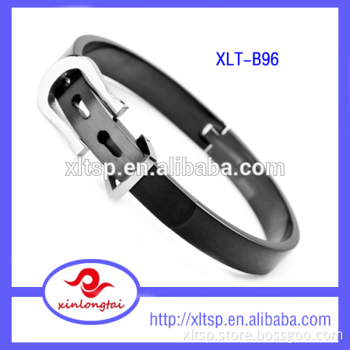 Custom Sport bracelet Healthy care Black belt bangle bracelet jewelry